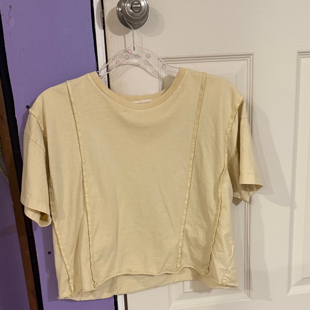 Casual Cream Women's Top